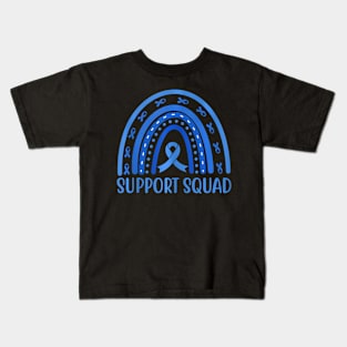 Colon Cancer Support Squad Colorectal Colon Cancer Kids T-Shirt